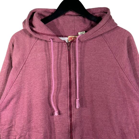 Vintage Blank English Boar Thermal Lined Full Zip Hoodie - Picture 2 of 2